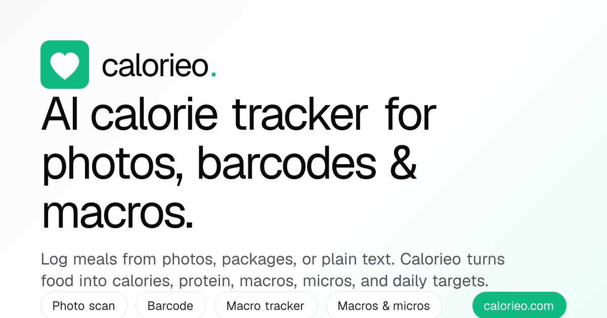 Calorieo - AI calorie tracker gallery image