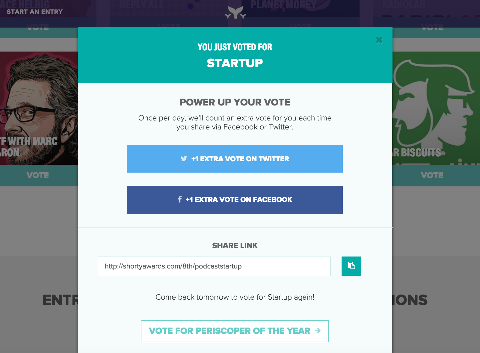 Shorty Awards gallery image
