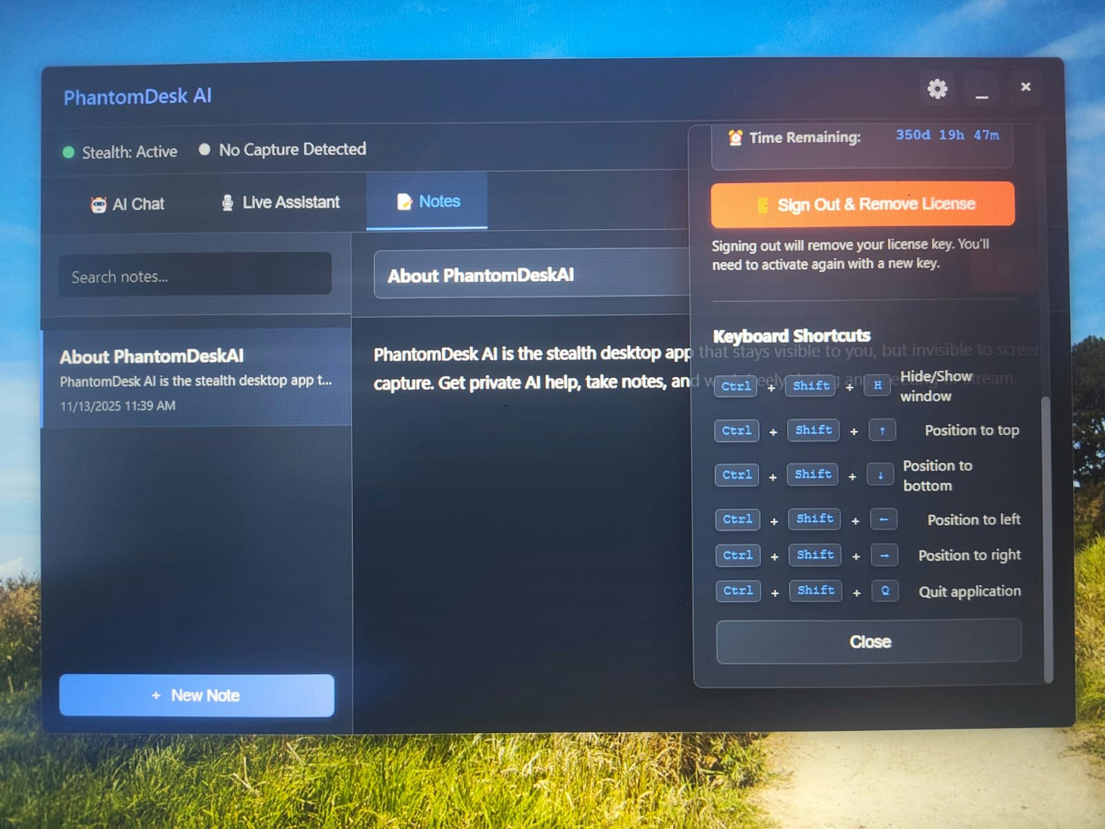 PhantomDesk AI - Screenshot 4 showing product features and functionality