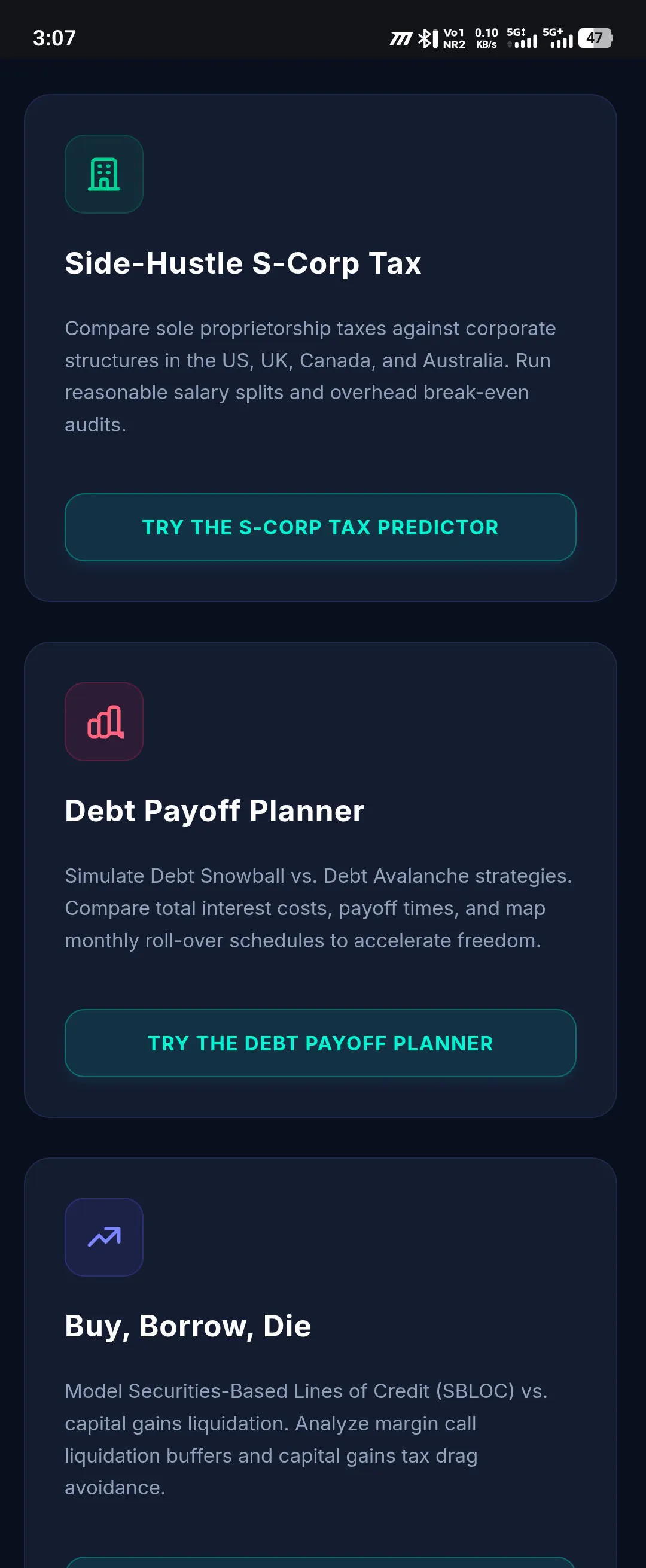 TaxDebtWealthSuite — Free Financial Tool gallery image