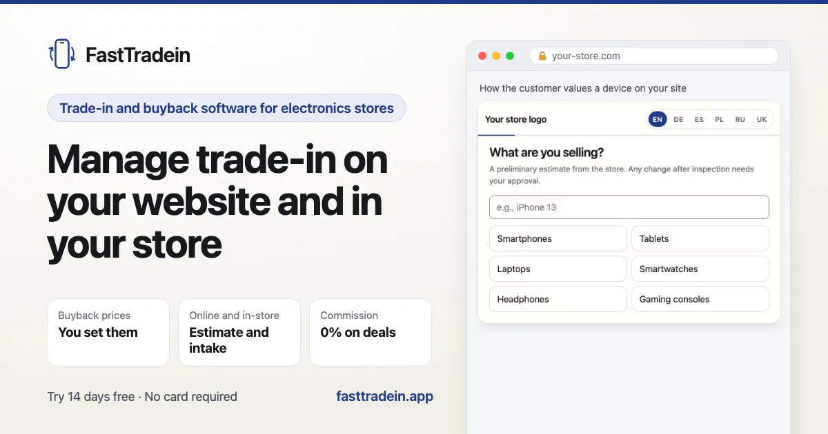 FastTradein gallery image