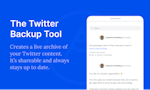 Twitter Backup Tool image