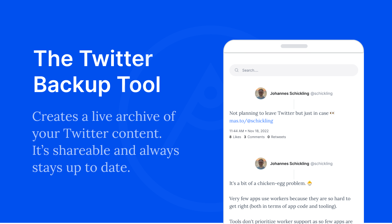 Twitter Backup Tool media 1