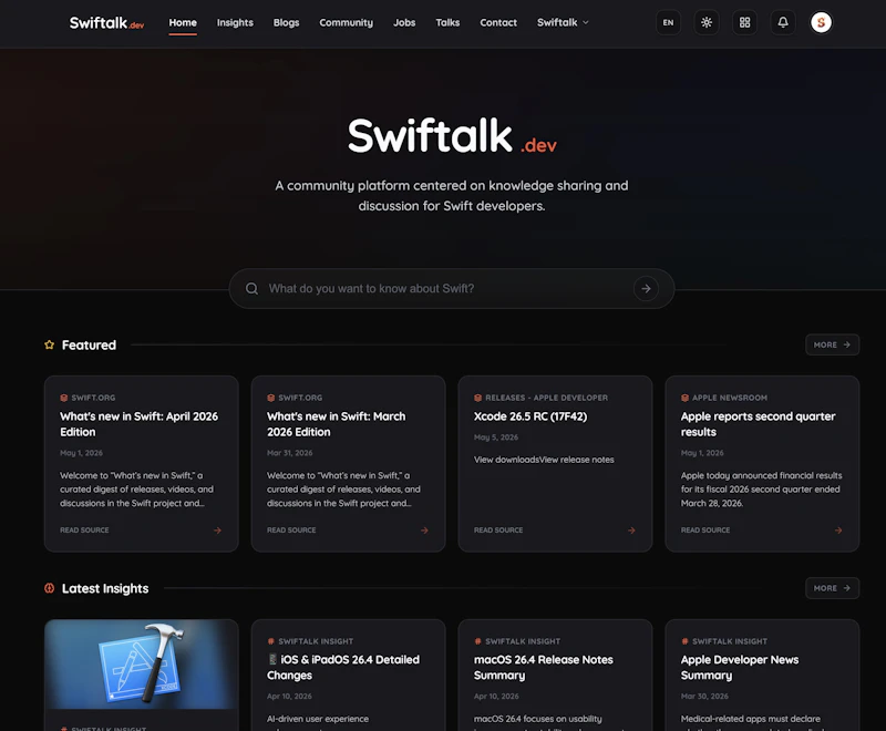 Swiftalk screenshot 1