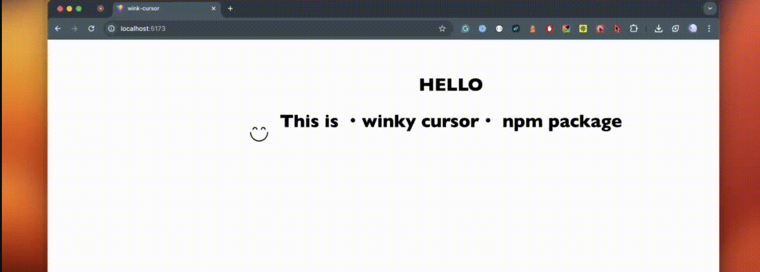 wink-cursor - Screenshot 3 showing product features and functionality