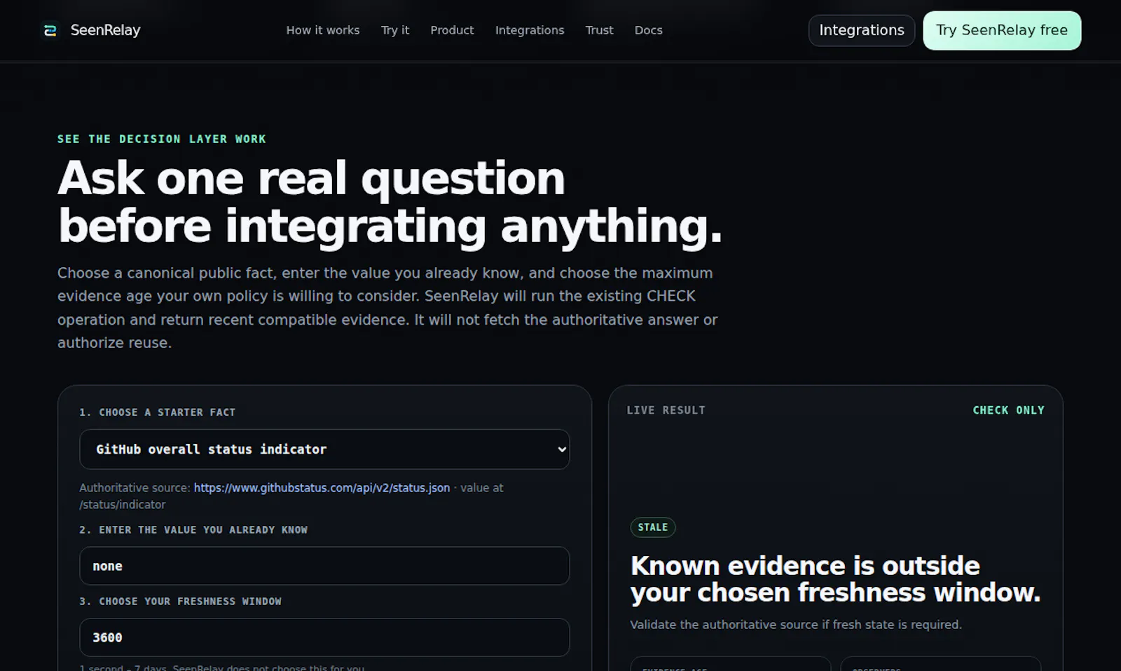 SeenRelay screenshot 2