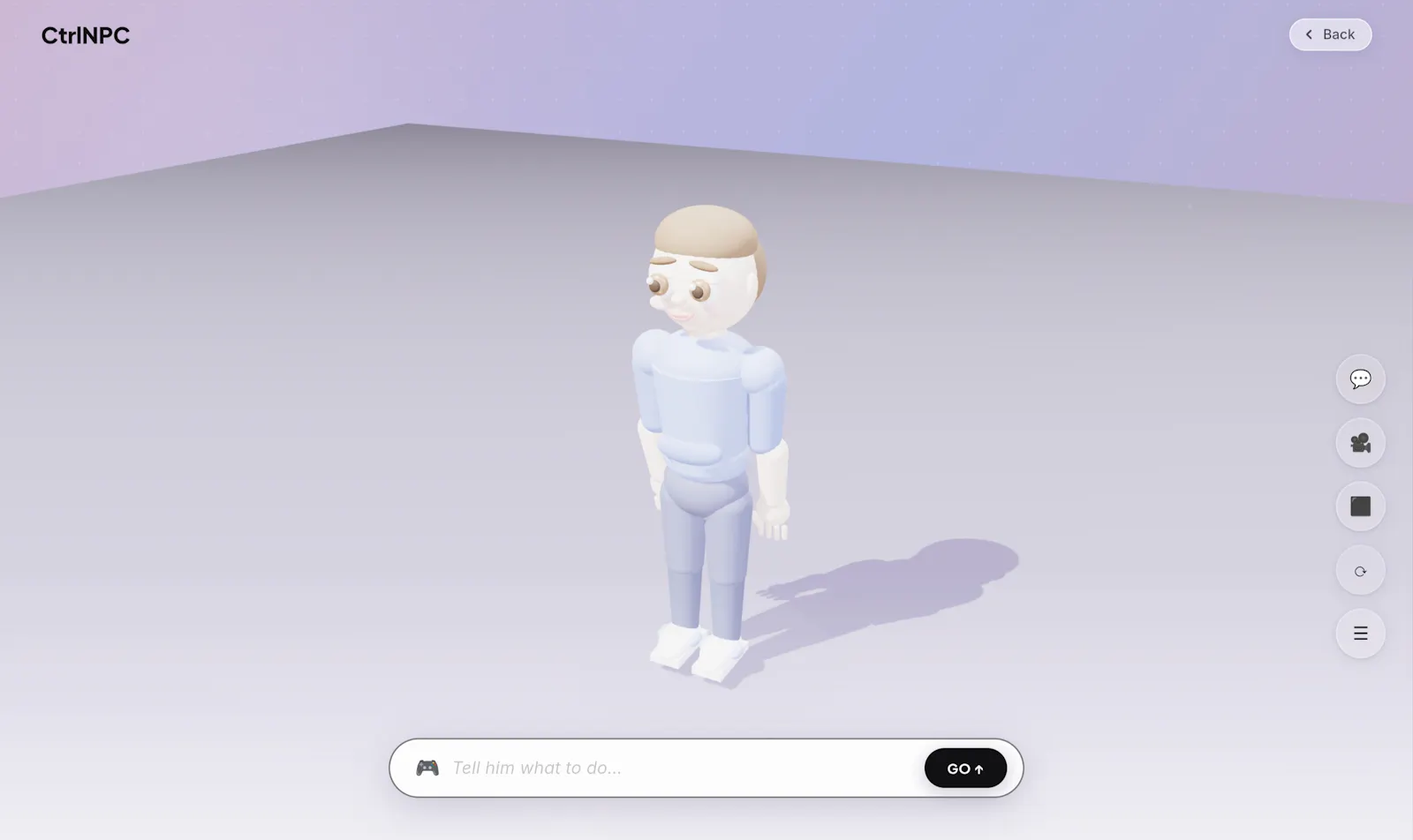 CtrlNPC — Character Control Interface screenshot 1