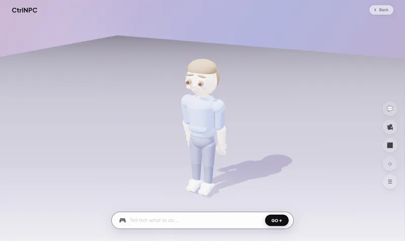 CtrlNPC — Character Control Interface screenshot 1