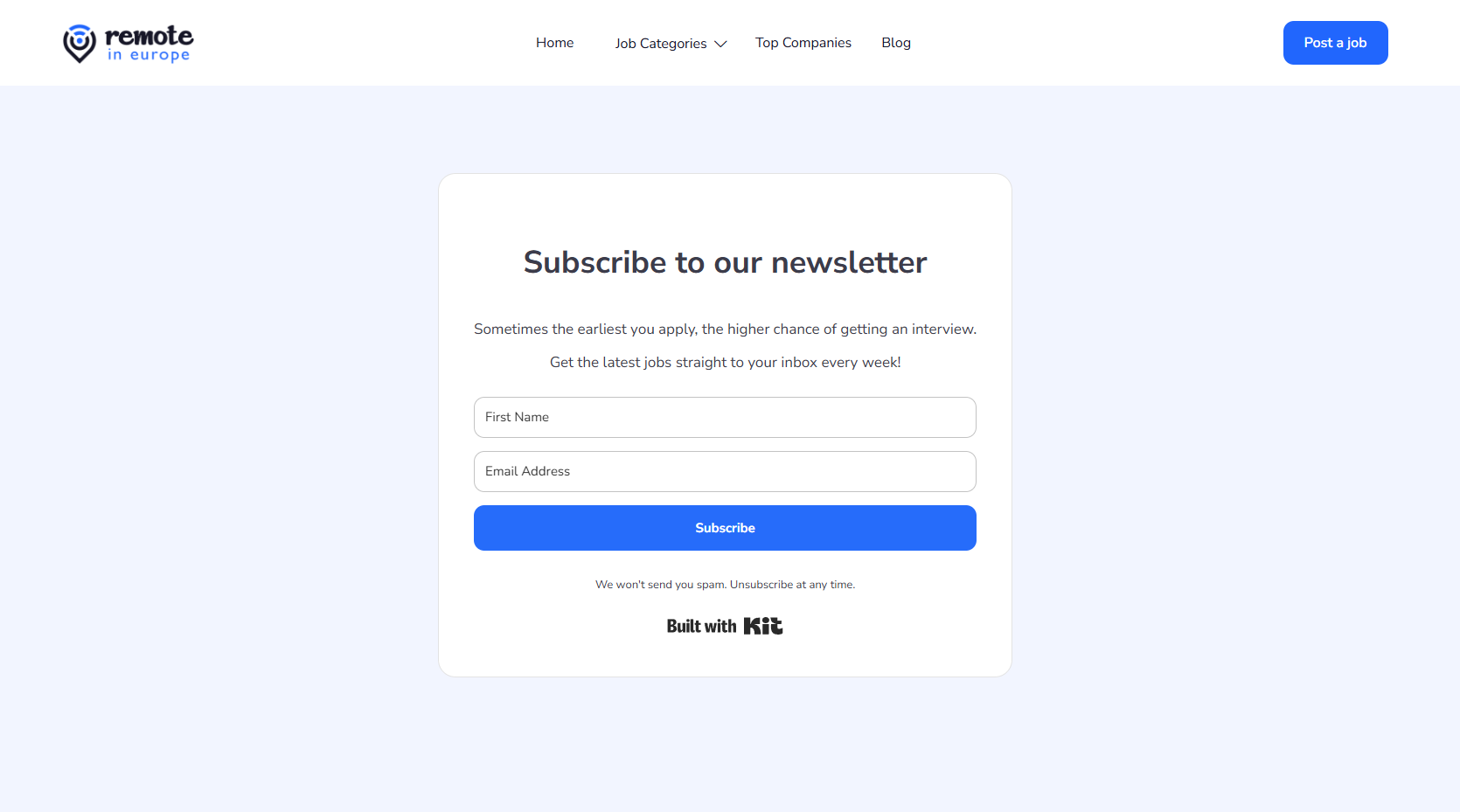 Remote in Europe gallery image