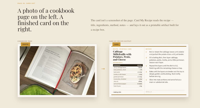 Card My Recipe screenshot 3