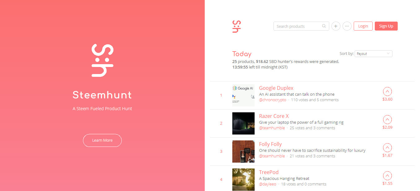 Steem Hunt gallery image