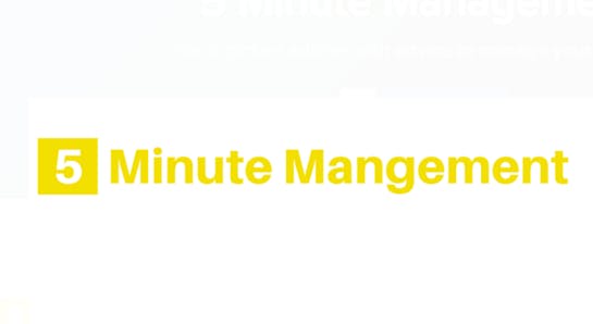 5 Minute Management media 2
