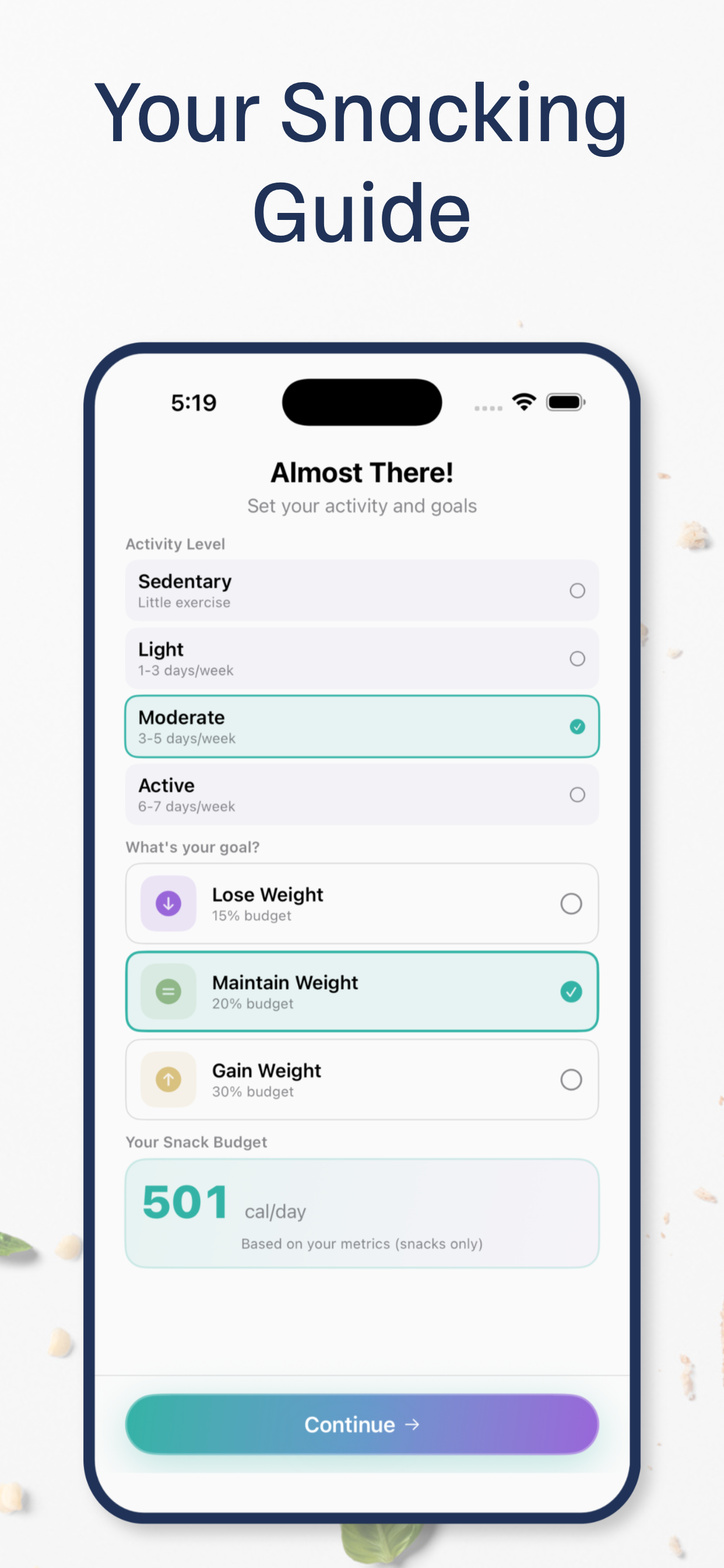 SnackSmart AI - Screenshot 5 showing product features and functionality