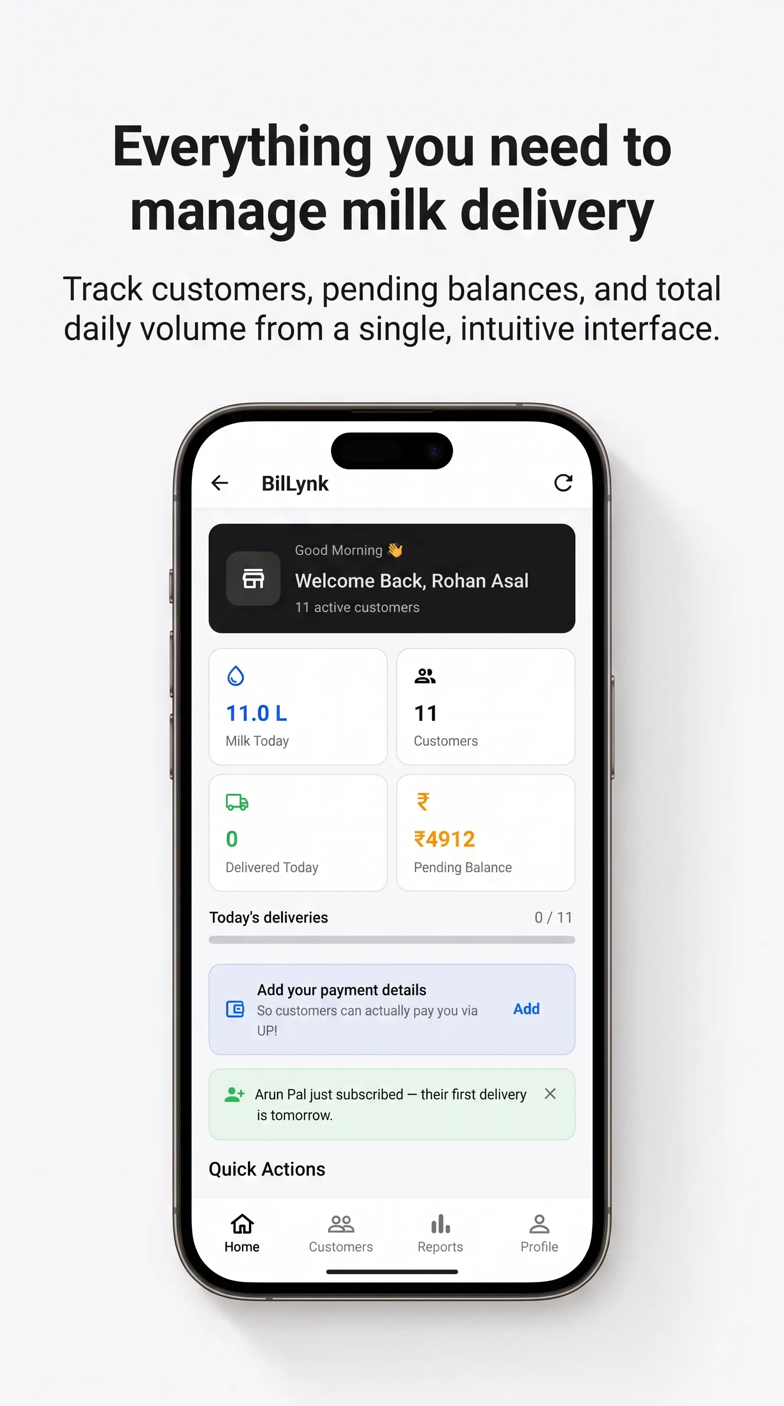 BilLynk — Milk Delivery Billing App gallery image