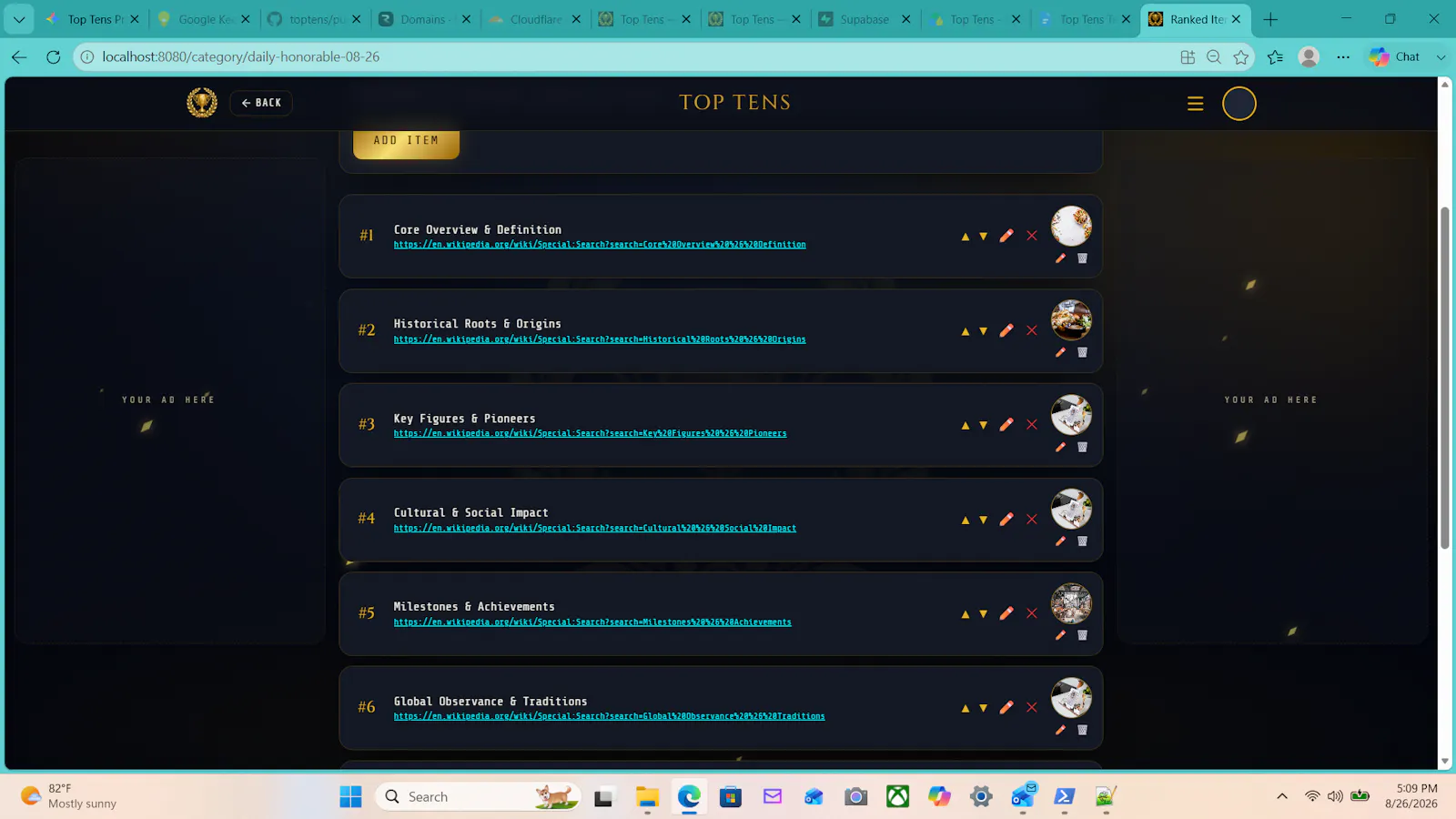 Top Tens Vault screenshot 2
