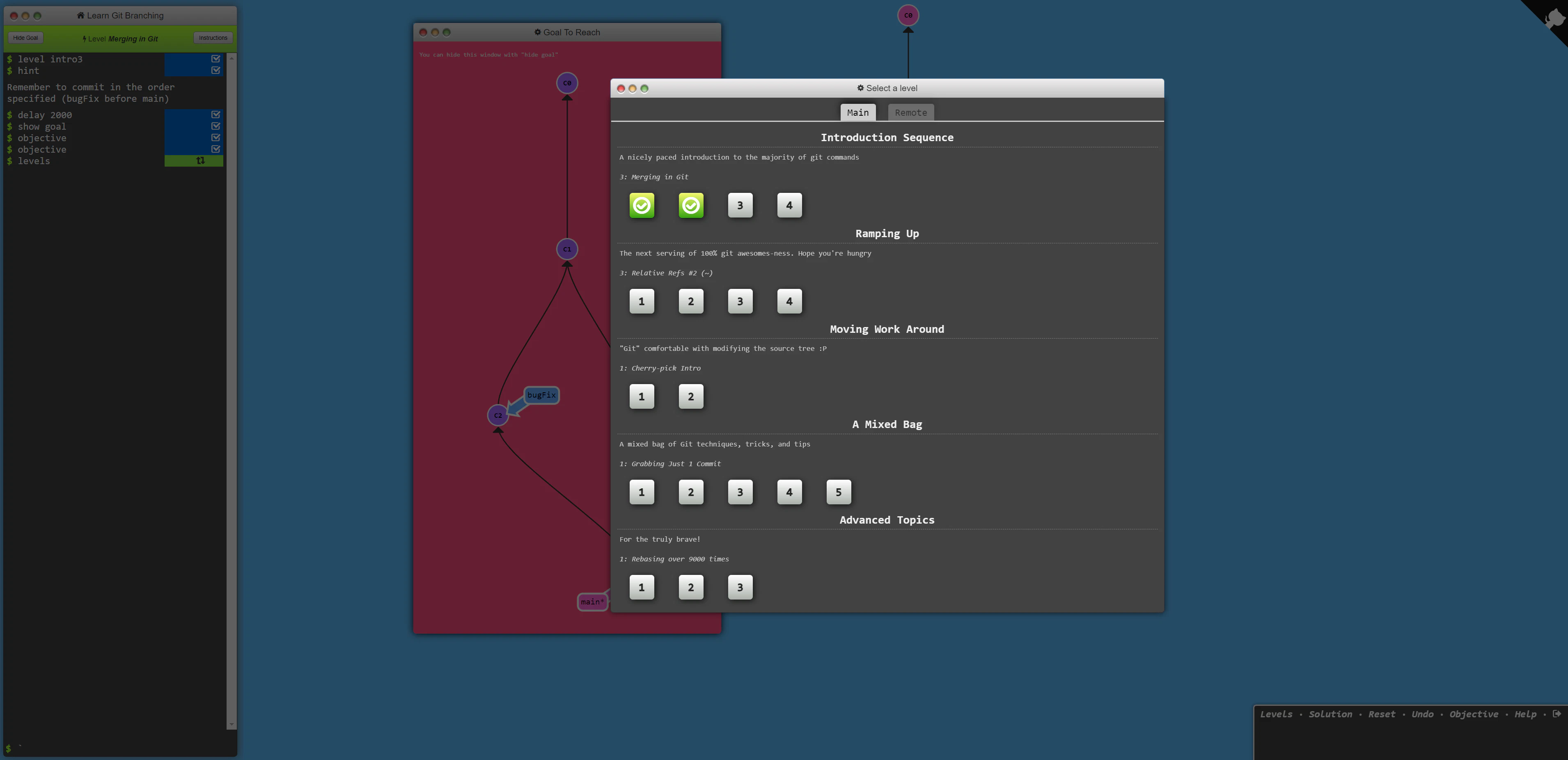 Learn git branching 2 Git Learn git branching 2 git