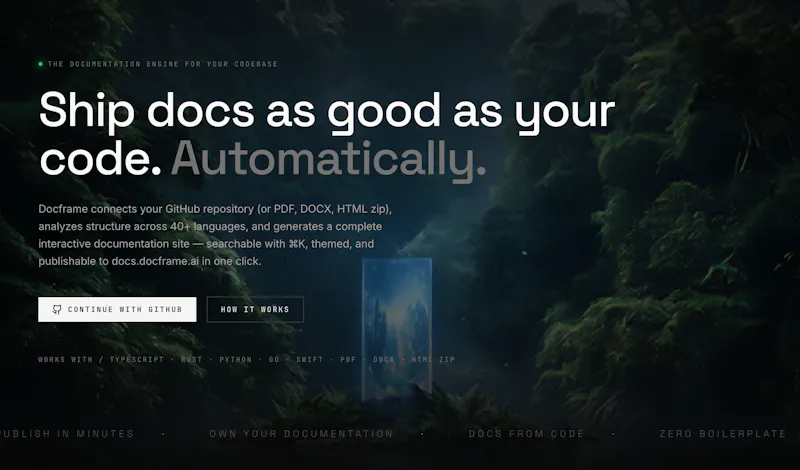 Docframe screenshot 1