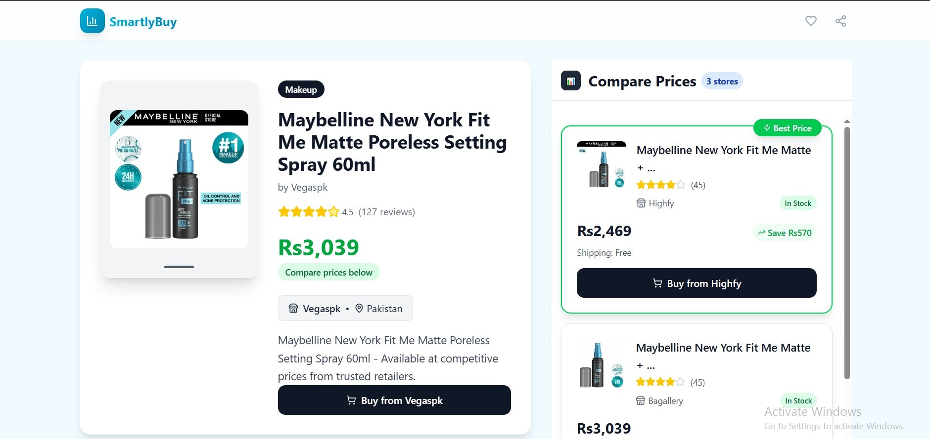 Smartlybuy - Сравните цены и отслеживайте сделки с интеллектуальными покупками в Пакистане медиа 2