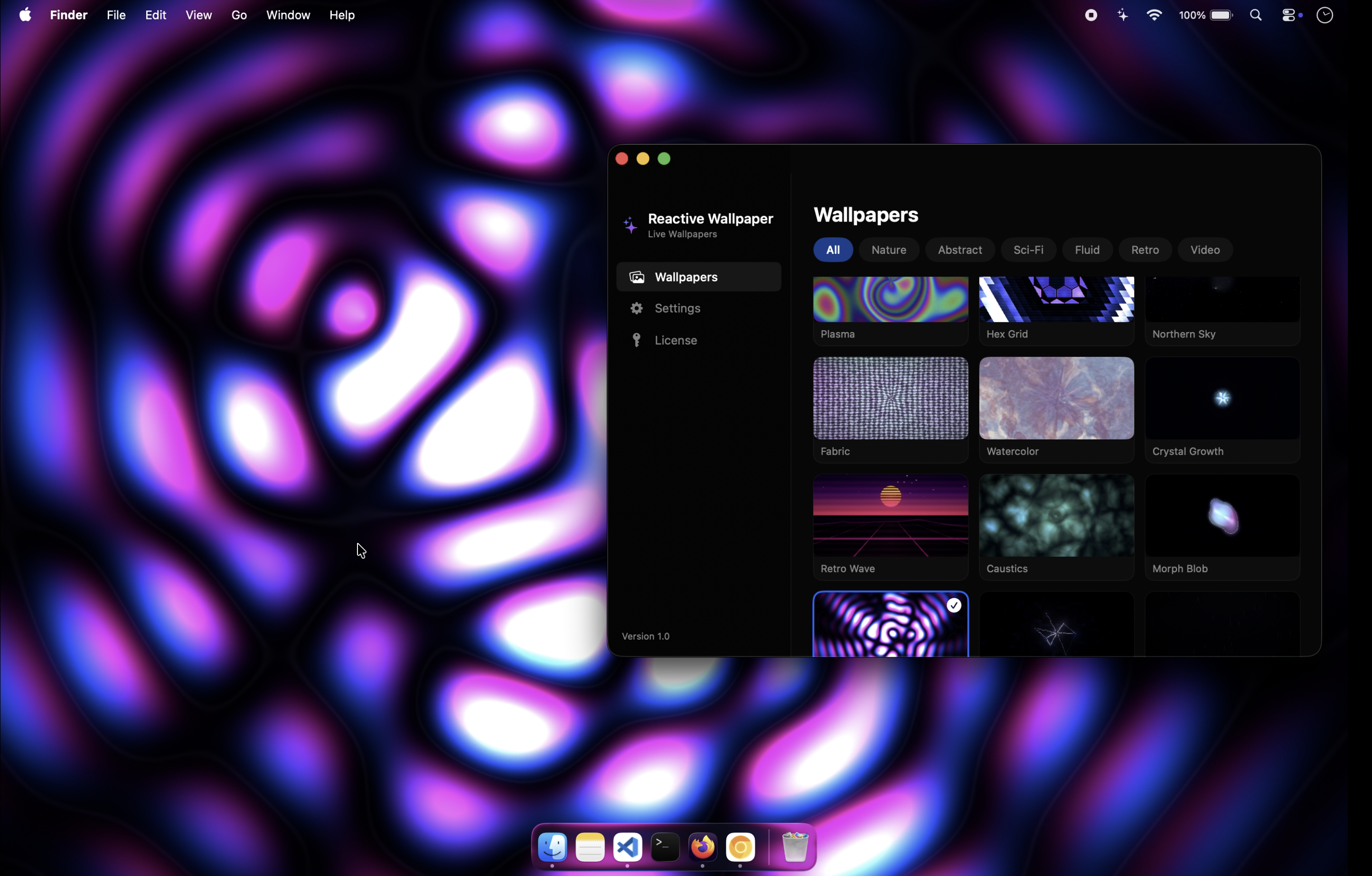 Reactive Wallpaper gallery image