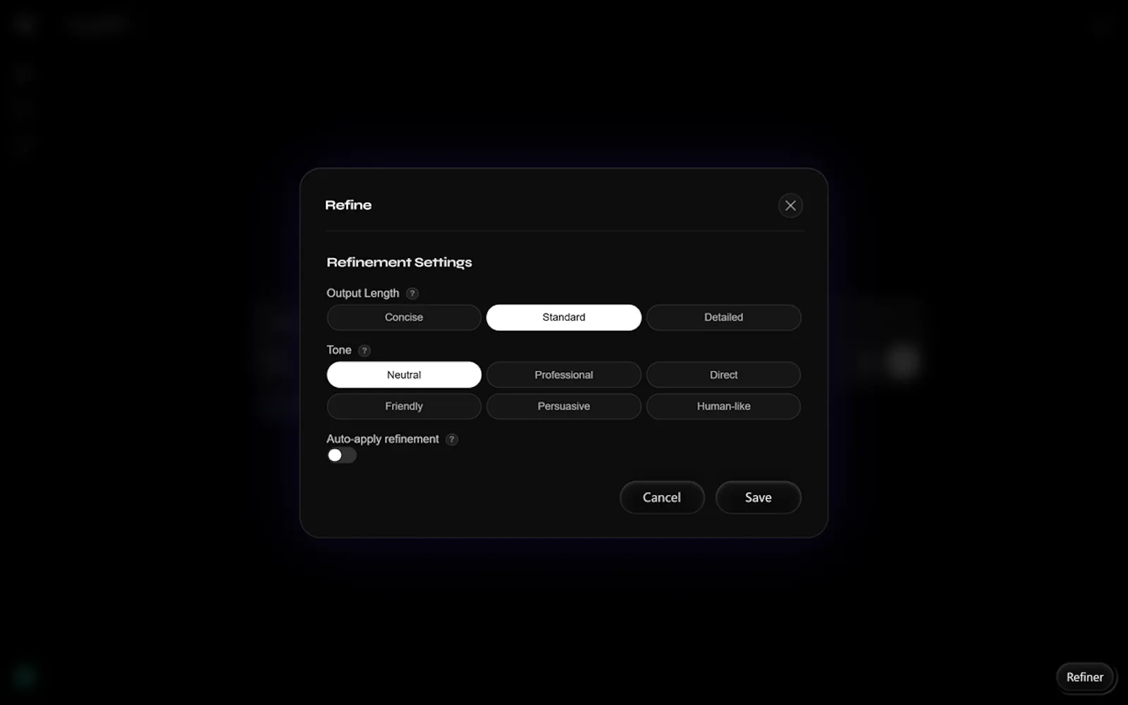 Refine screenshot 5