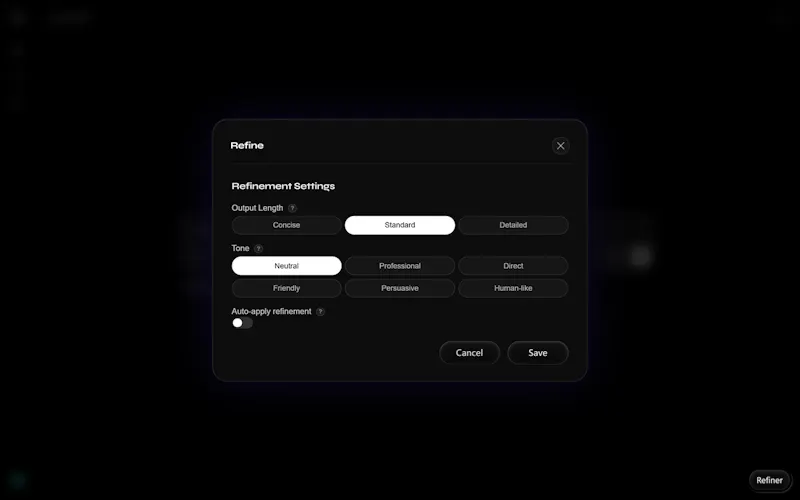 Refine screenshot 5