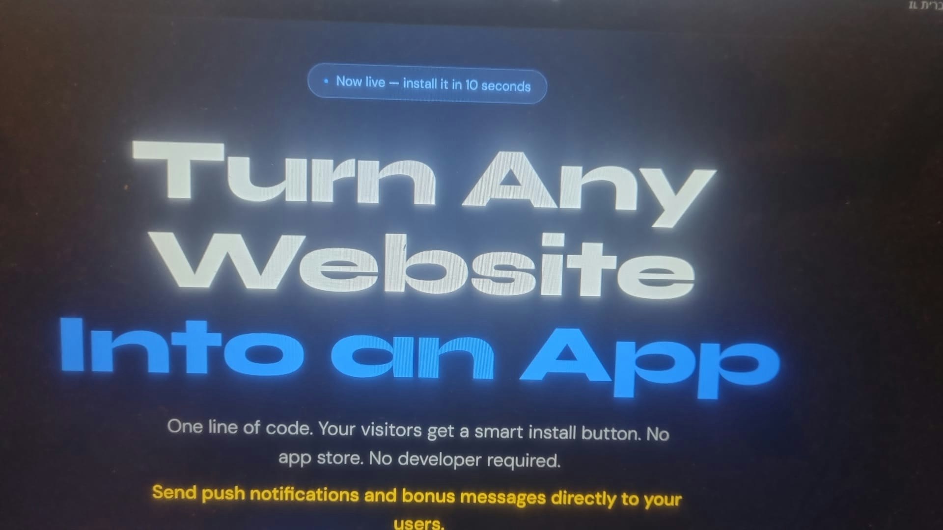 PWAButton — Turn Any Website Into an App gallery image