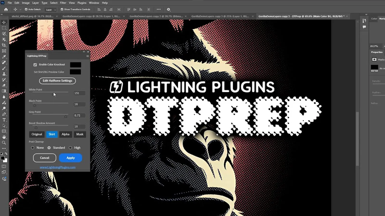 DTPrep - Halftone Software for DTF screenshot 1 (video preview)