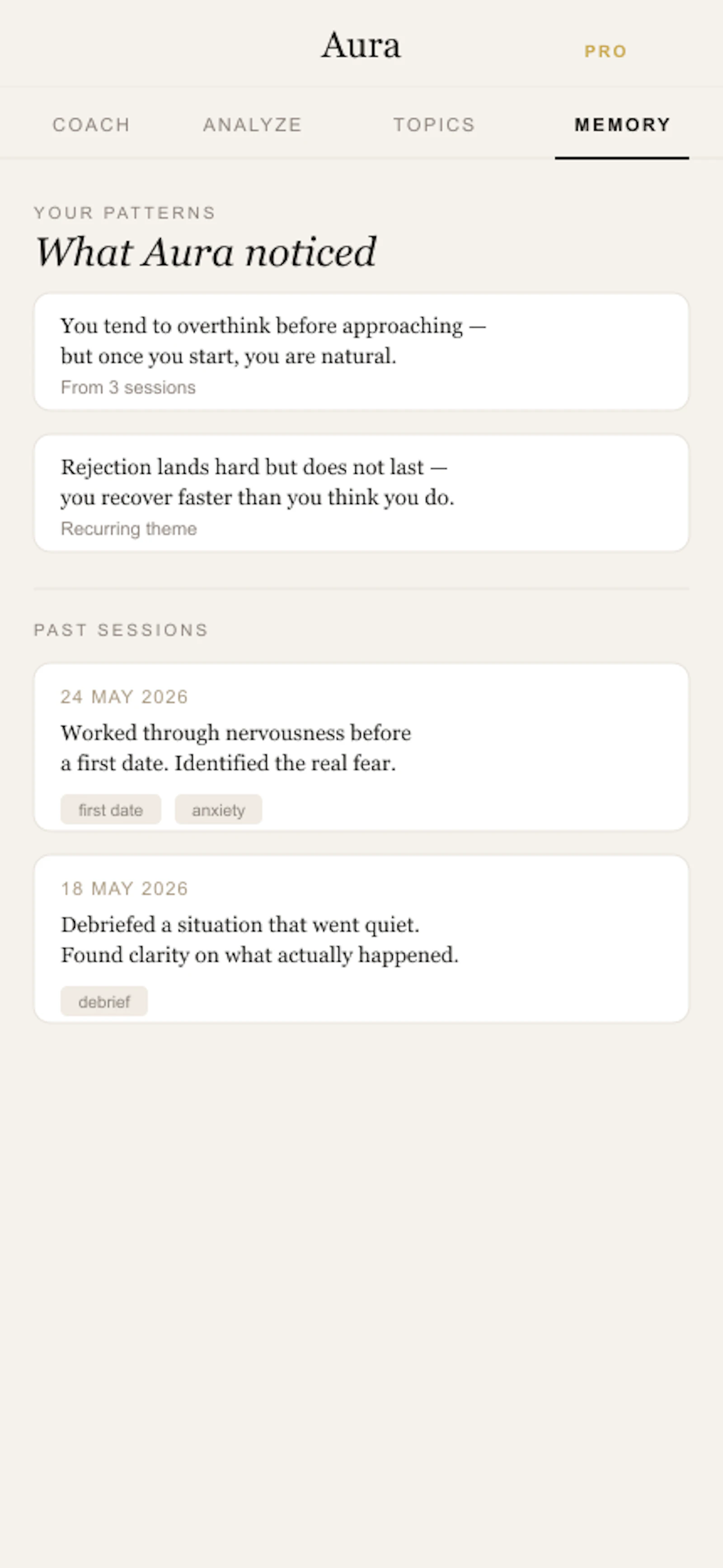 Aura Love Coach screenshot 1