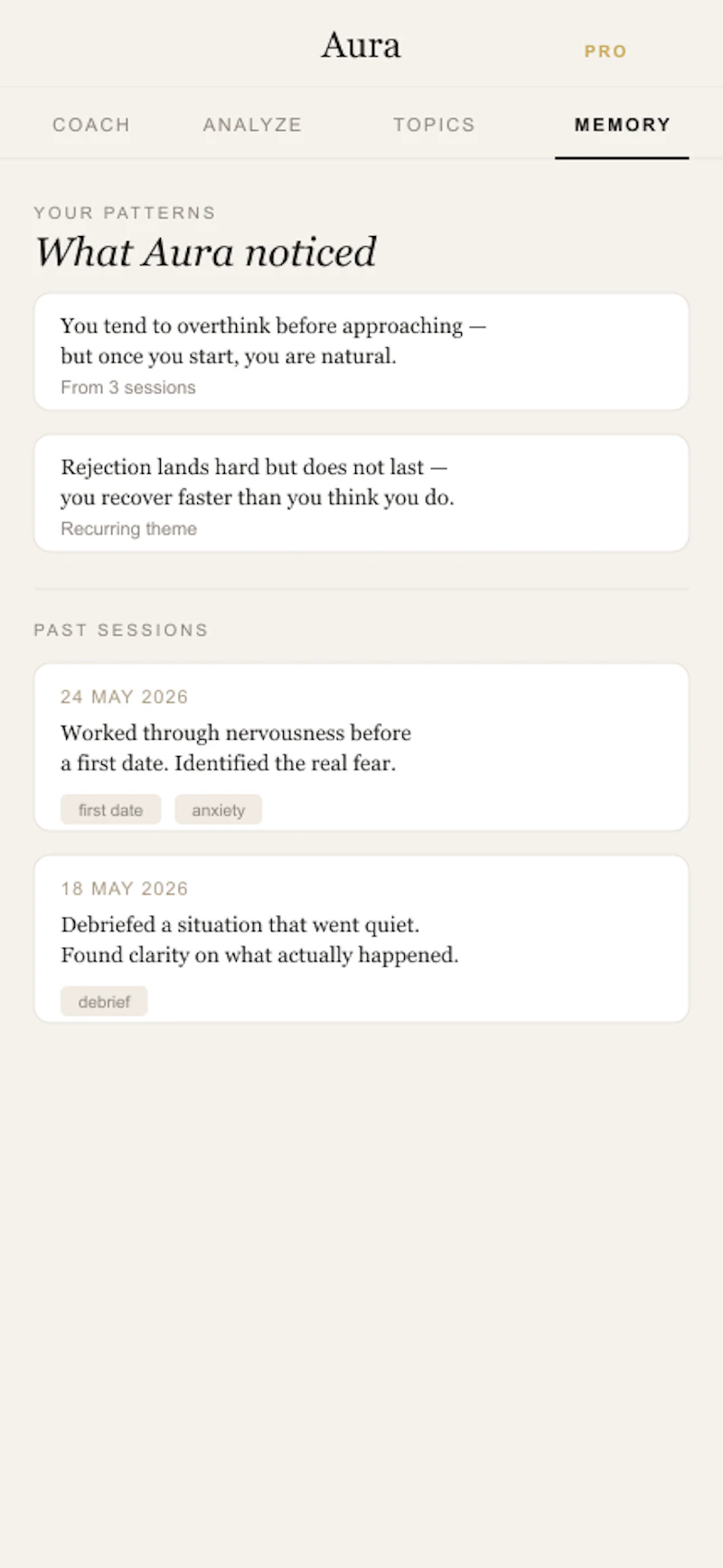 Aura Love Coach screenshot 1