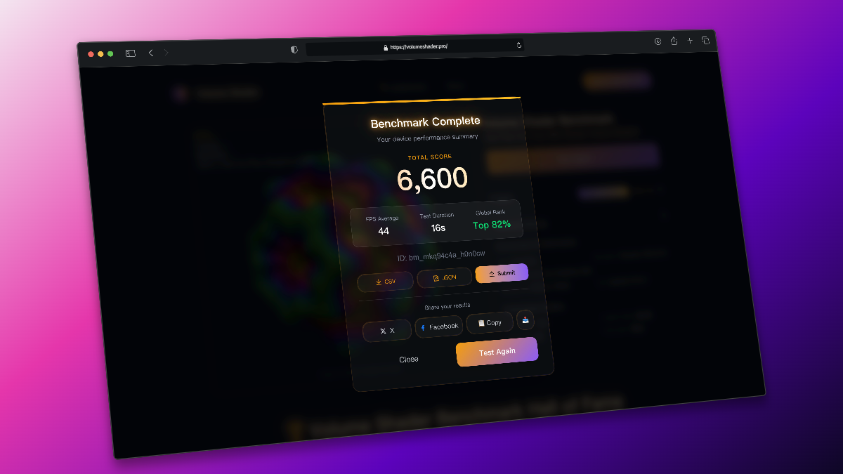Volume Shader - Screenshot 2 showing product features and functionality