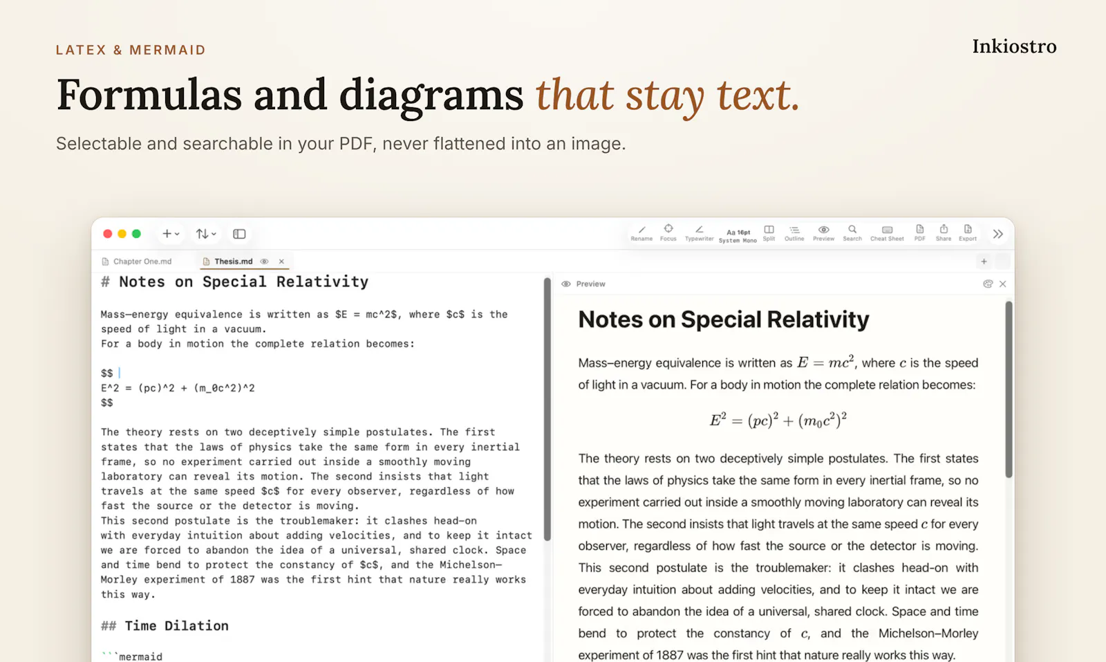Inkiostro: Markdown Editor screenshot 4