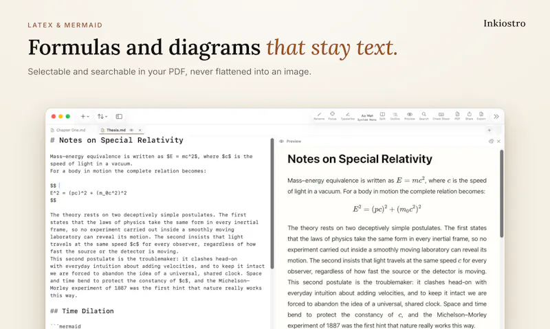 Inkiostro: Markdown Editor screenshot 4