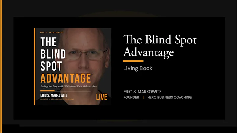 The Blind Spot Advantage - Living Book screenshot 1 (video preview)