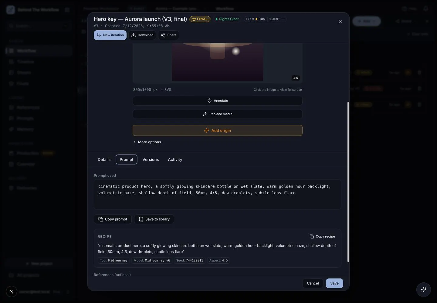 Behind The Workflow gallery image