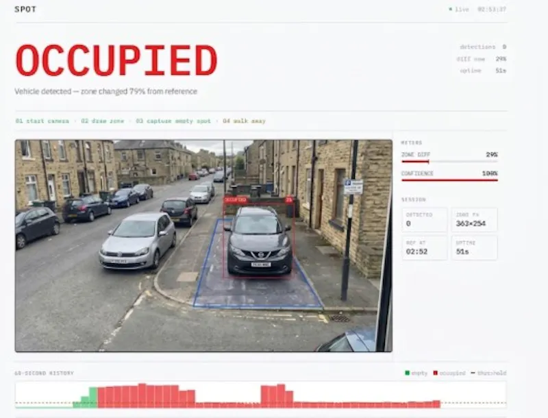 SPOT - AI Parking Detector screenshot 4