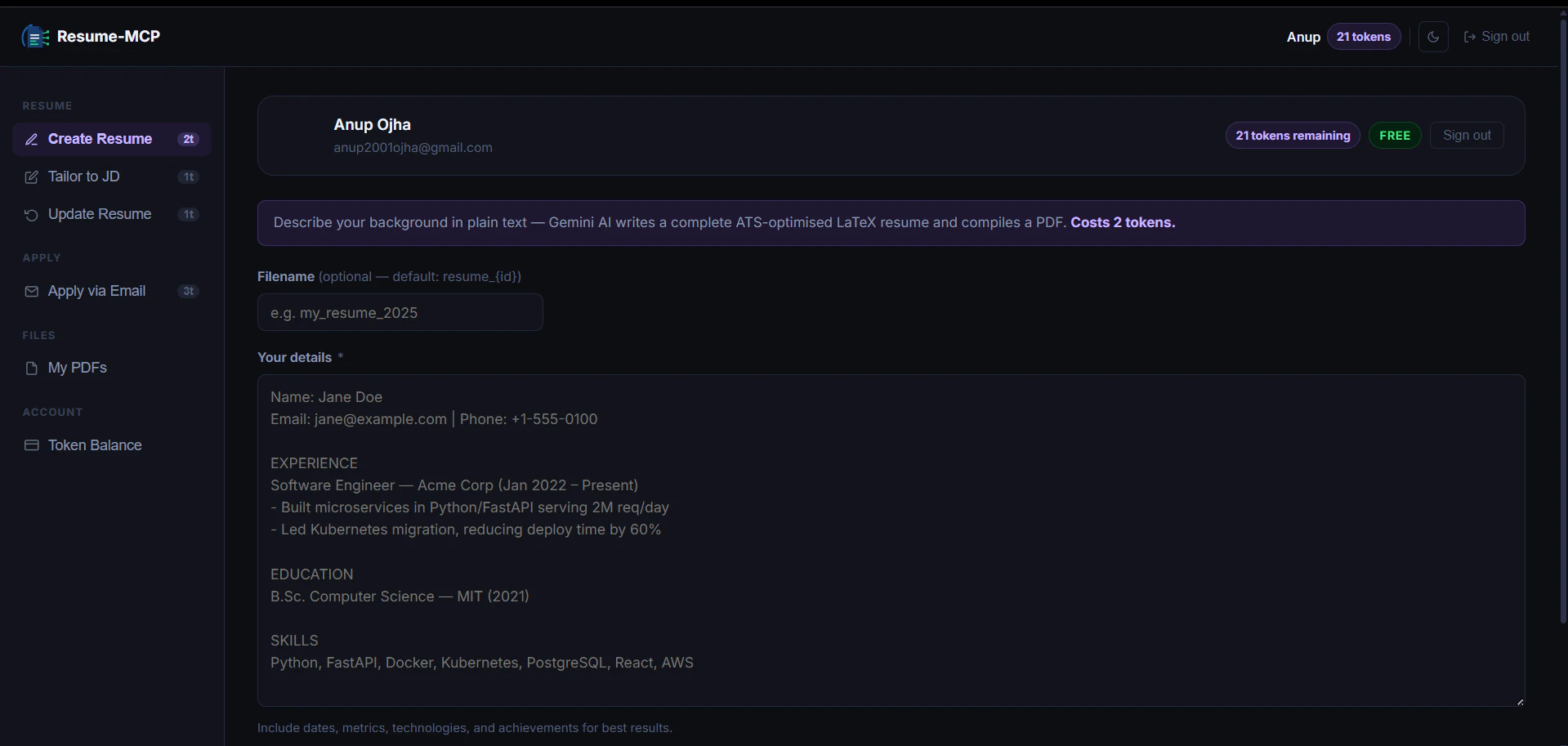 Resume (Resume-MCP) logo