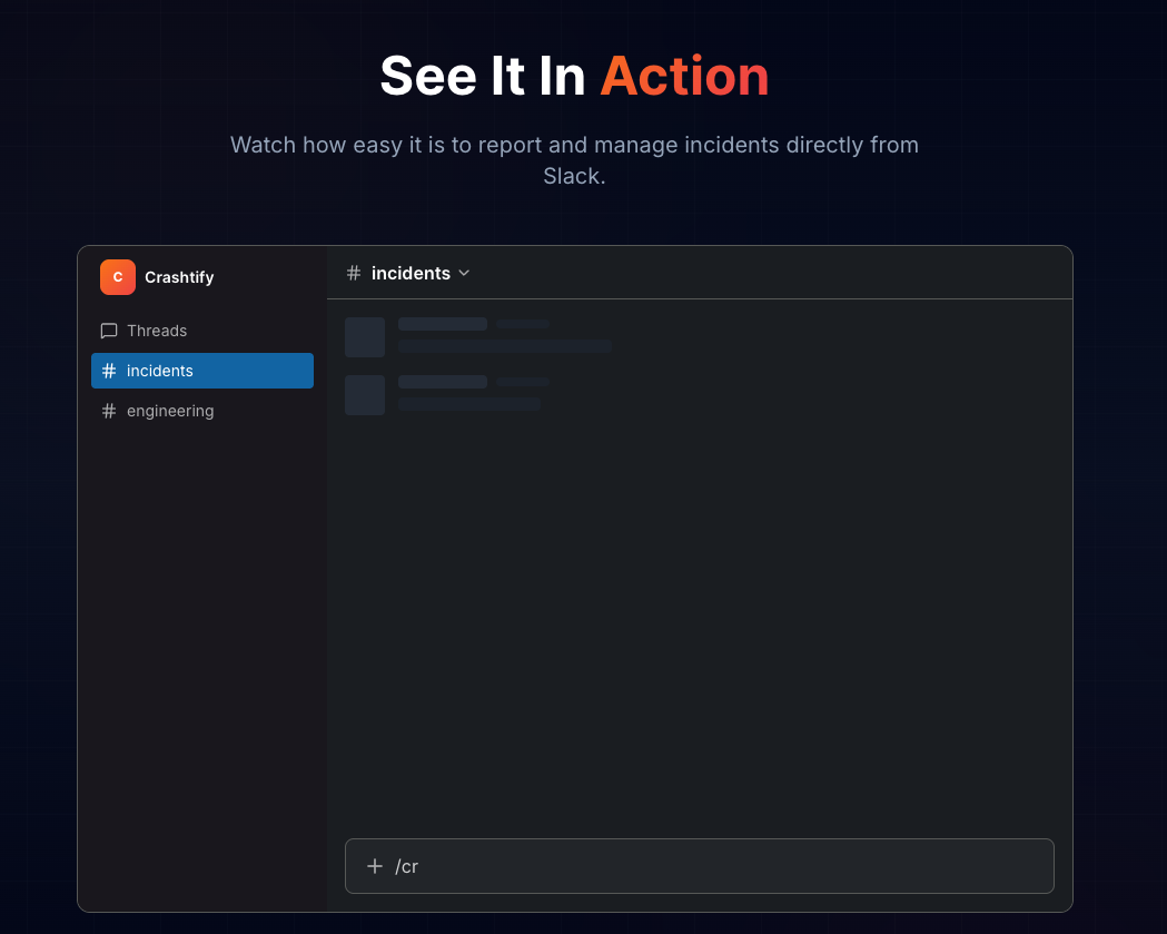 Crashtify - Screenshot 2 showing product features and functionality