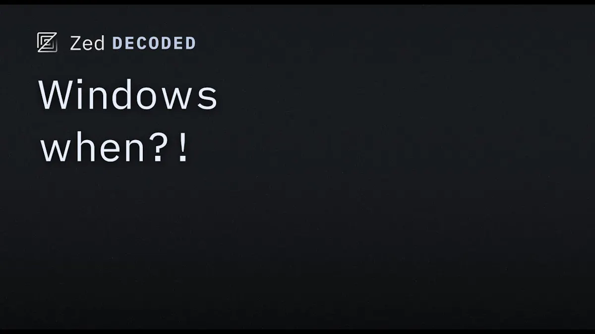 Zed for Windows