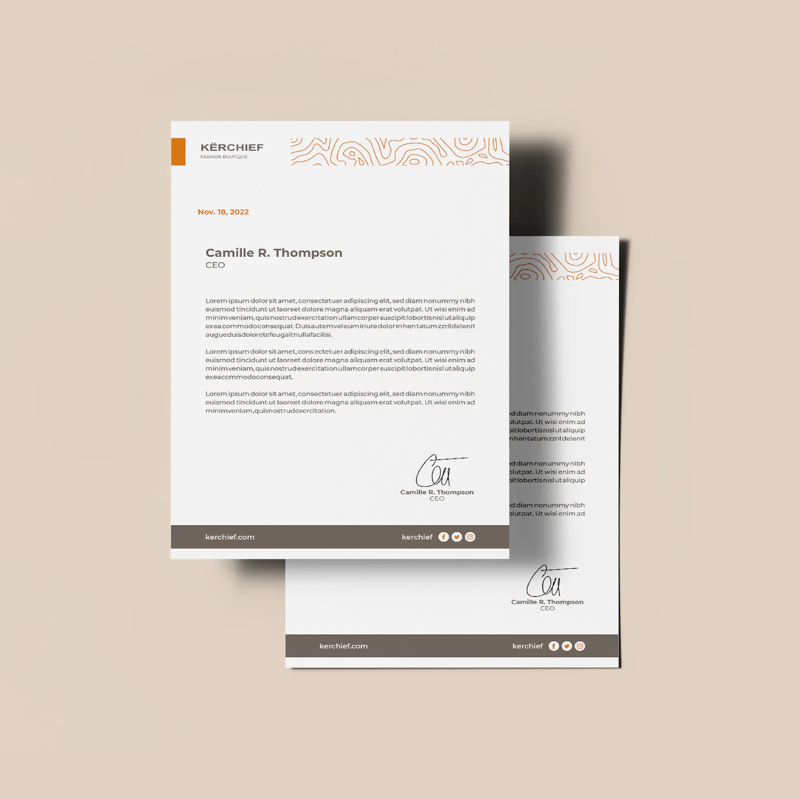 Custom Letterhead screenshot 1