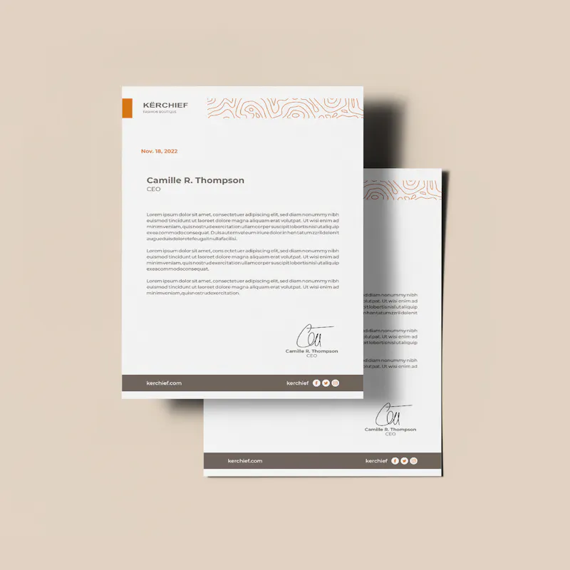Custom Letterhead screenshot 1