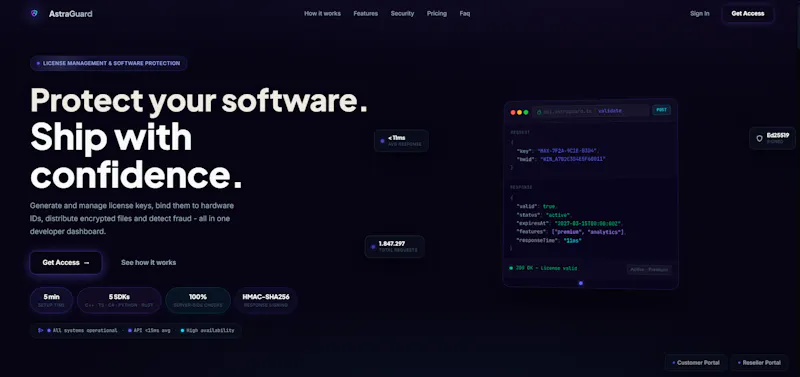 AstraGuard screenshot 1