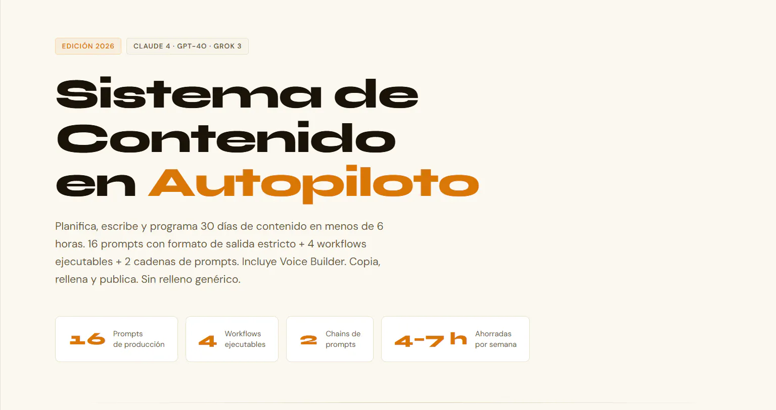 Sistema de Contenido en Autopiloto 2026 logo