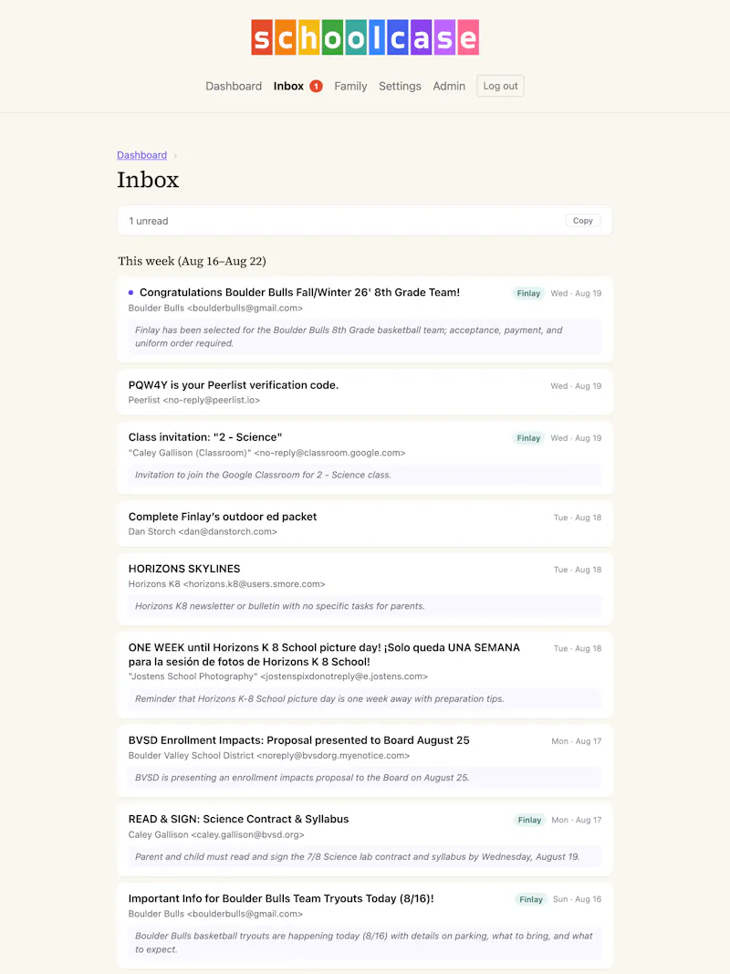 Schoolcase screenshot 4