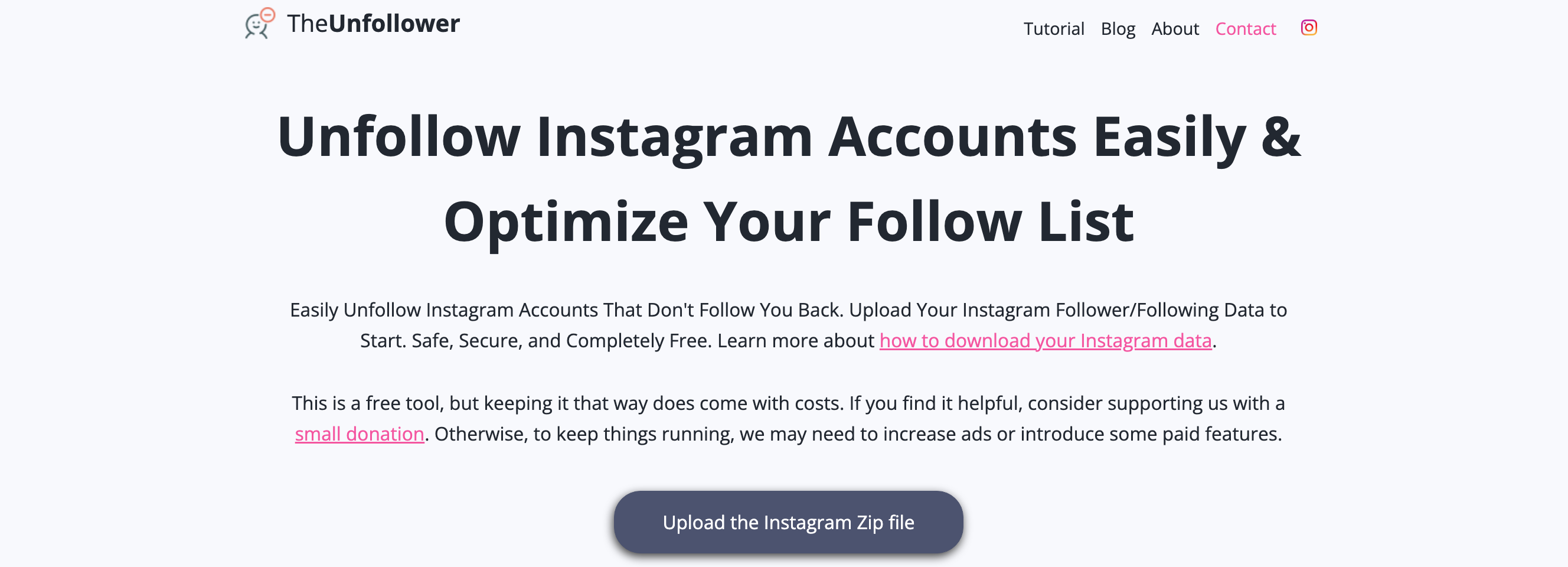 TheUnfollower.com - 取消关注不遵循的Instagram帐户媒体2