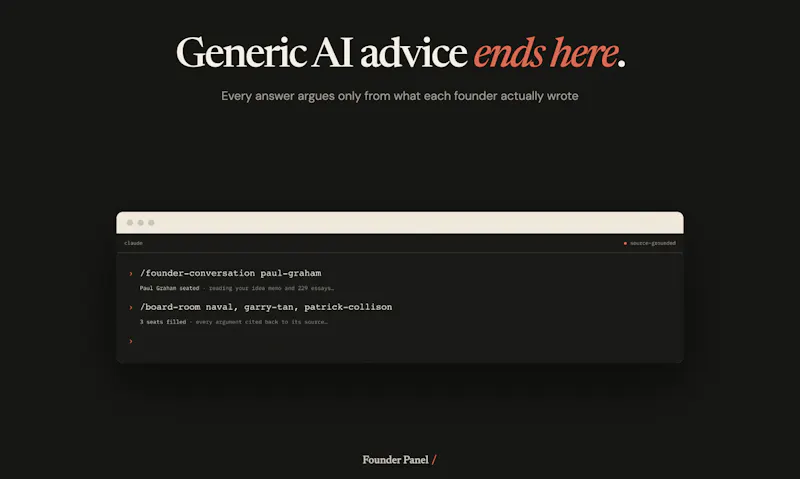 Founder's Panel  screenshot 4
