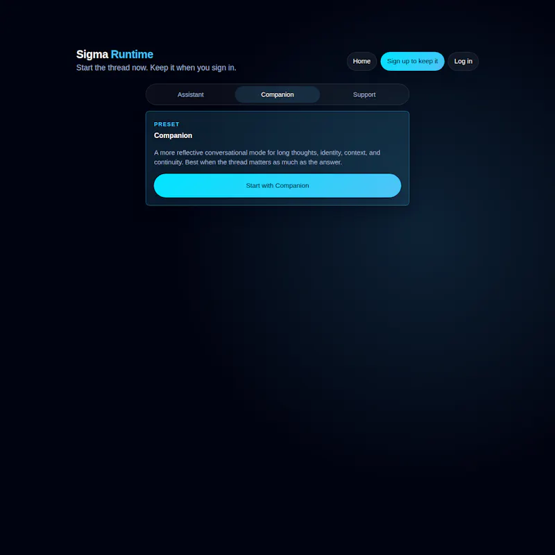 Sigma Runtime screenshot 4