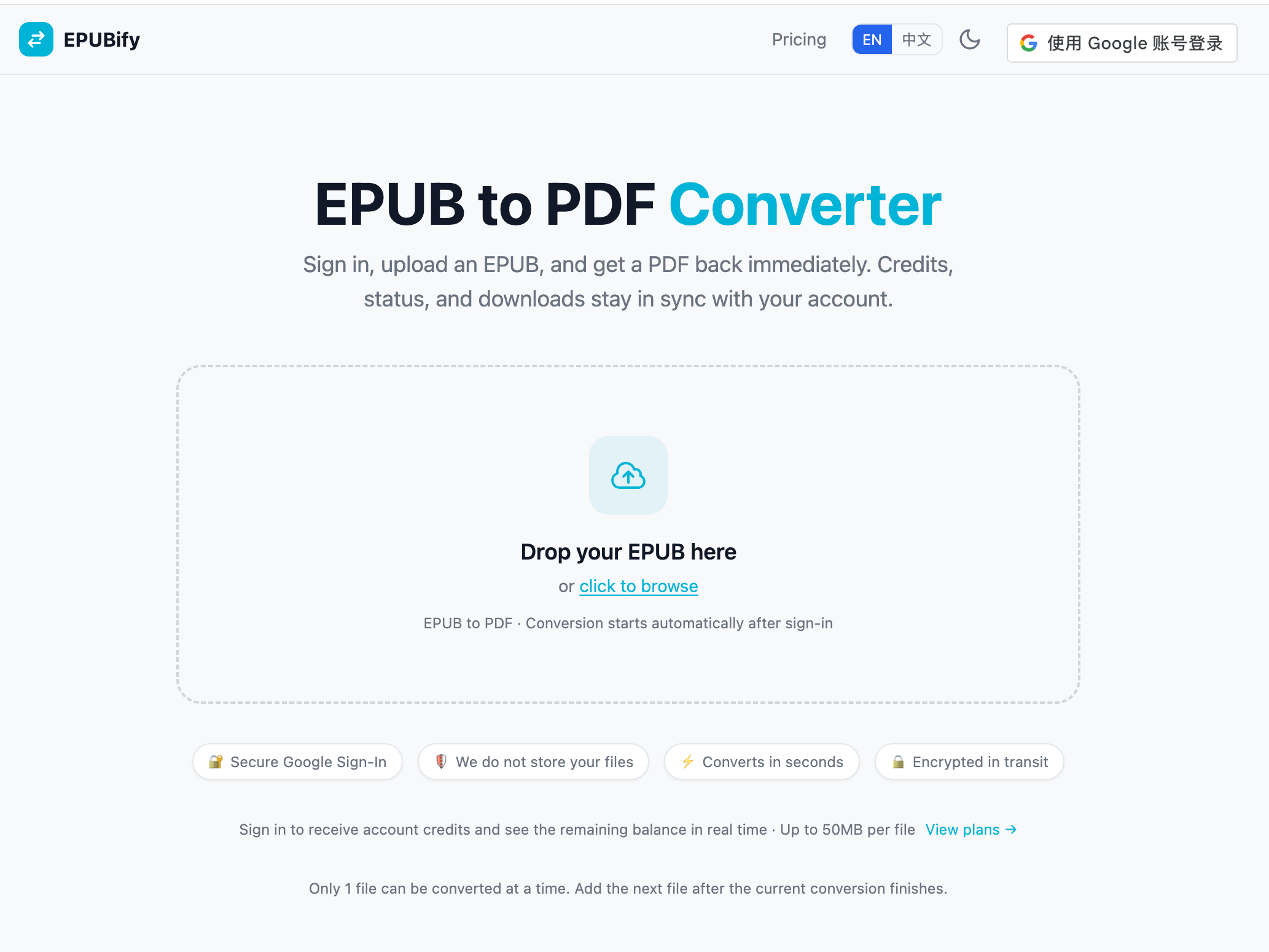 Fast EPUB PDF Convert Tool