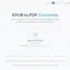 Fast EPUB PDF Convert Tool