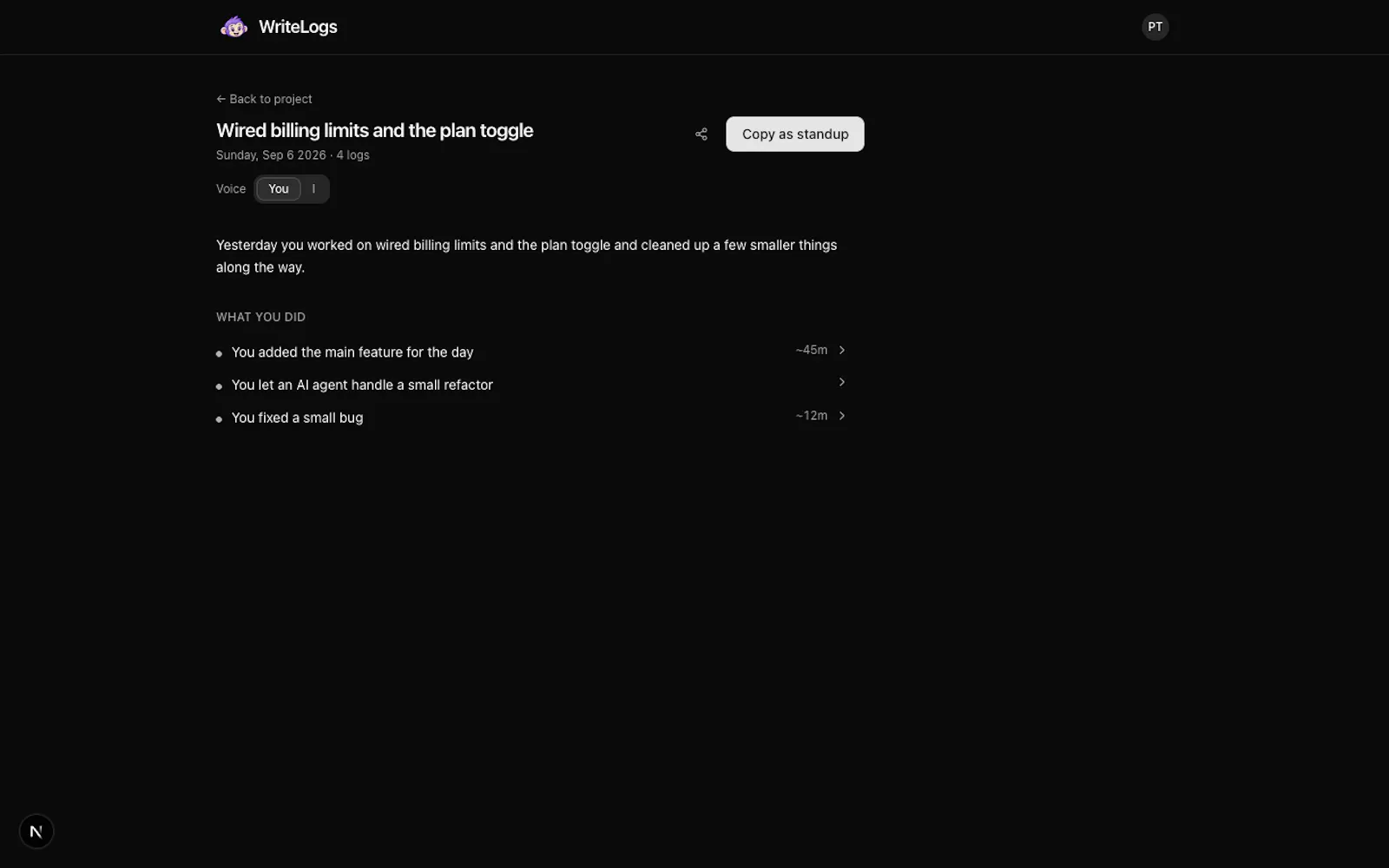 WriteLogs screenshot 7