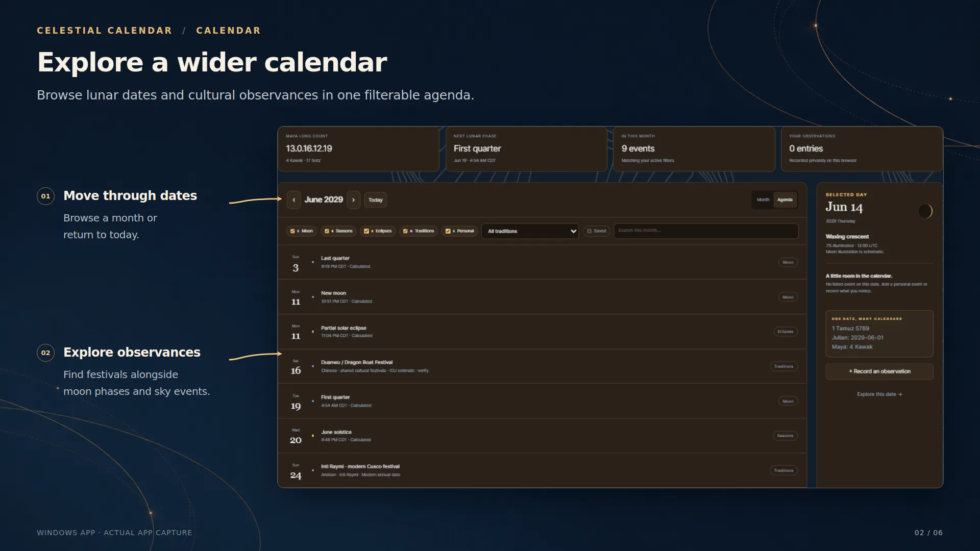 CELESTIAL Calendar gallery image